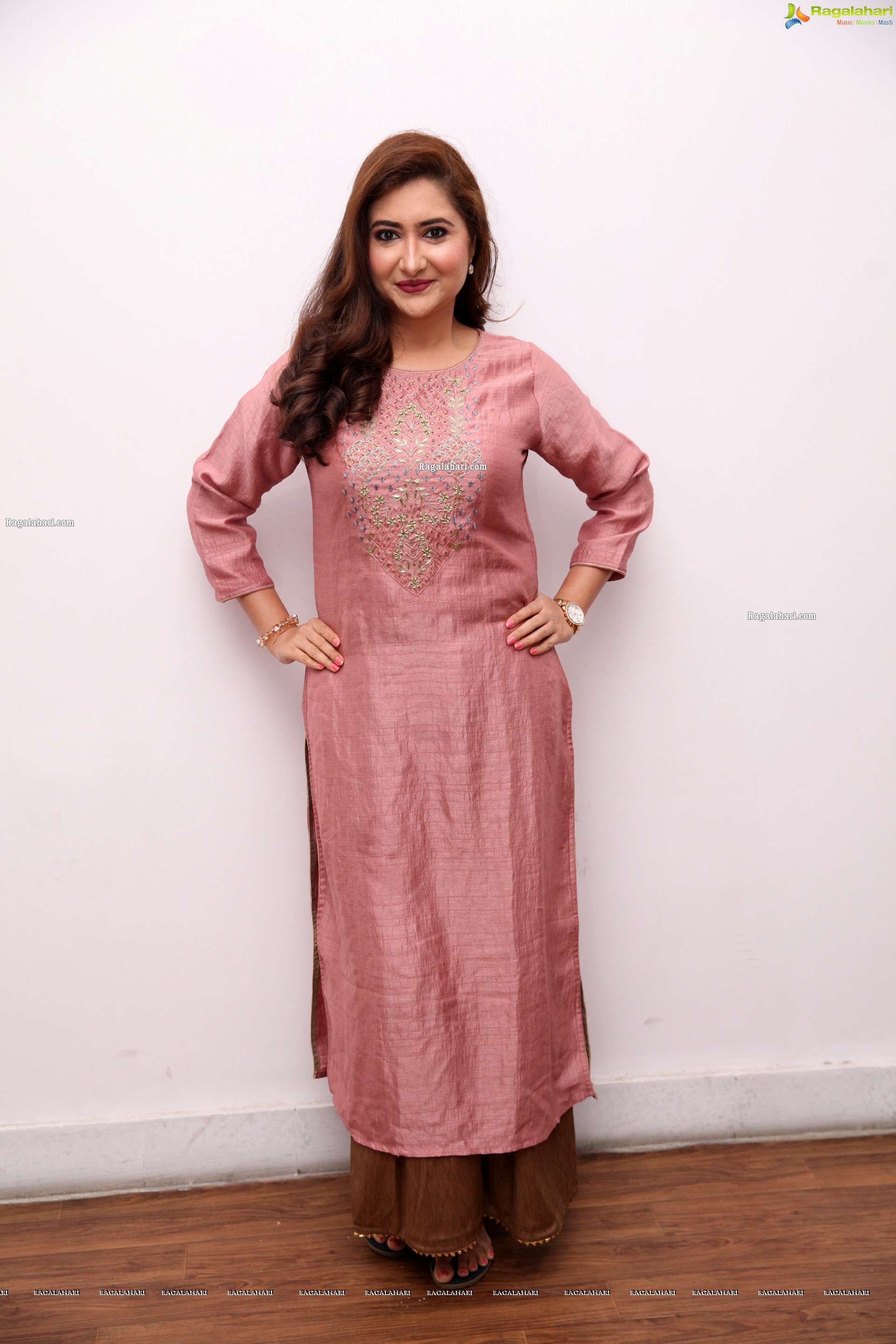 Harshada Patil in Pink Embellished Kurta, HD Photo Gallery