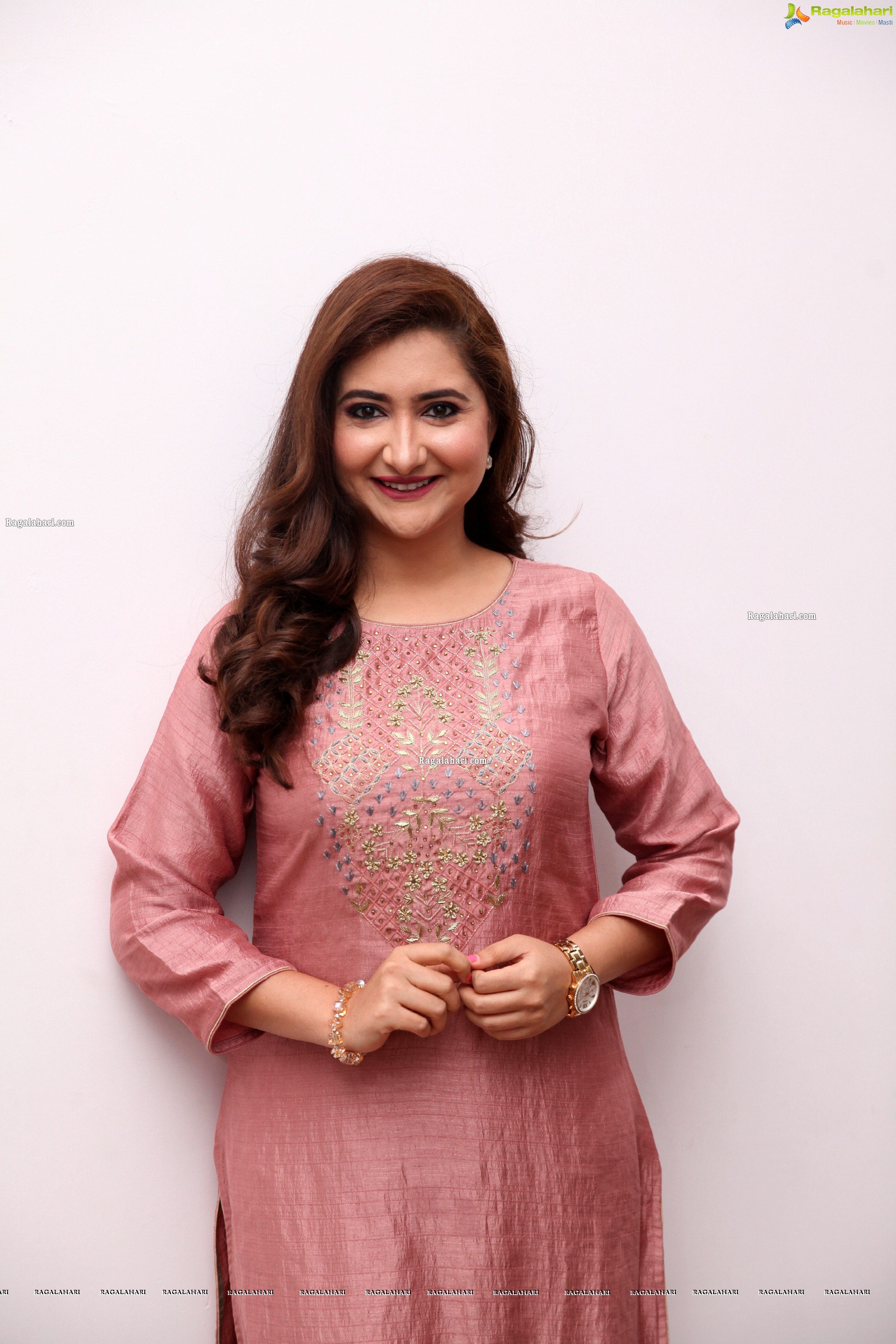 Harshada Patil in Pink Embellished Kurta, HD Photo Gallery