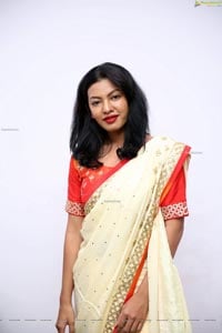 Kavita Mahatho in Beautiful Designer Saree