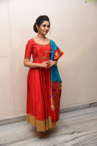 Krithi Shetty at Uppena Movie Success Meet