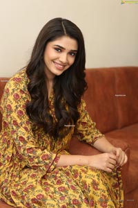 Krithi Shetty at Uppena Movie Interview