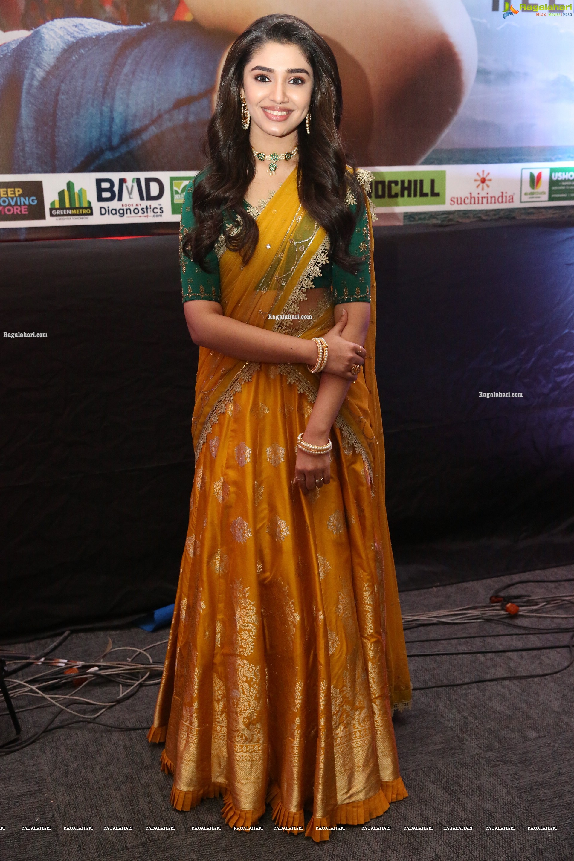 Krithi Shetty at Uppena Movie Pre-Release Event, HD Photo Gallery