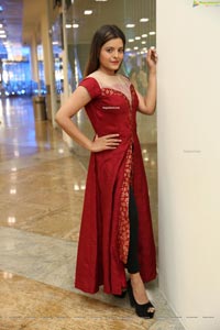 Kusumm in Red Fashionable Front Slit Kurti