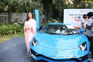 Malvika Sharma at Cancer Awareness Super Car Rally