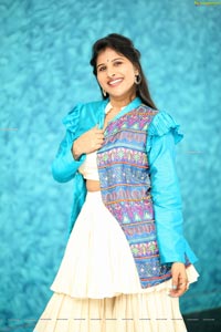 Singer Mangli at Radha Krishna Movie Pre-Release Event