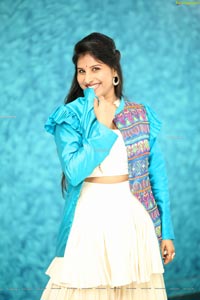 Singer Mangli at Radha Krishna Movie Pre-Release Event