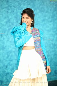 Singer Mangli at Radha Krishna Movie Pre-Release Event