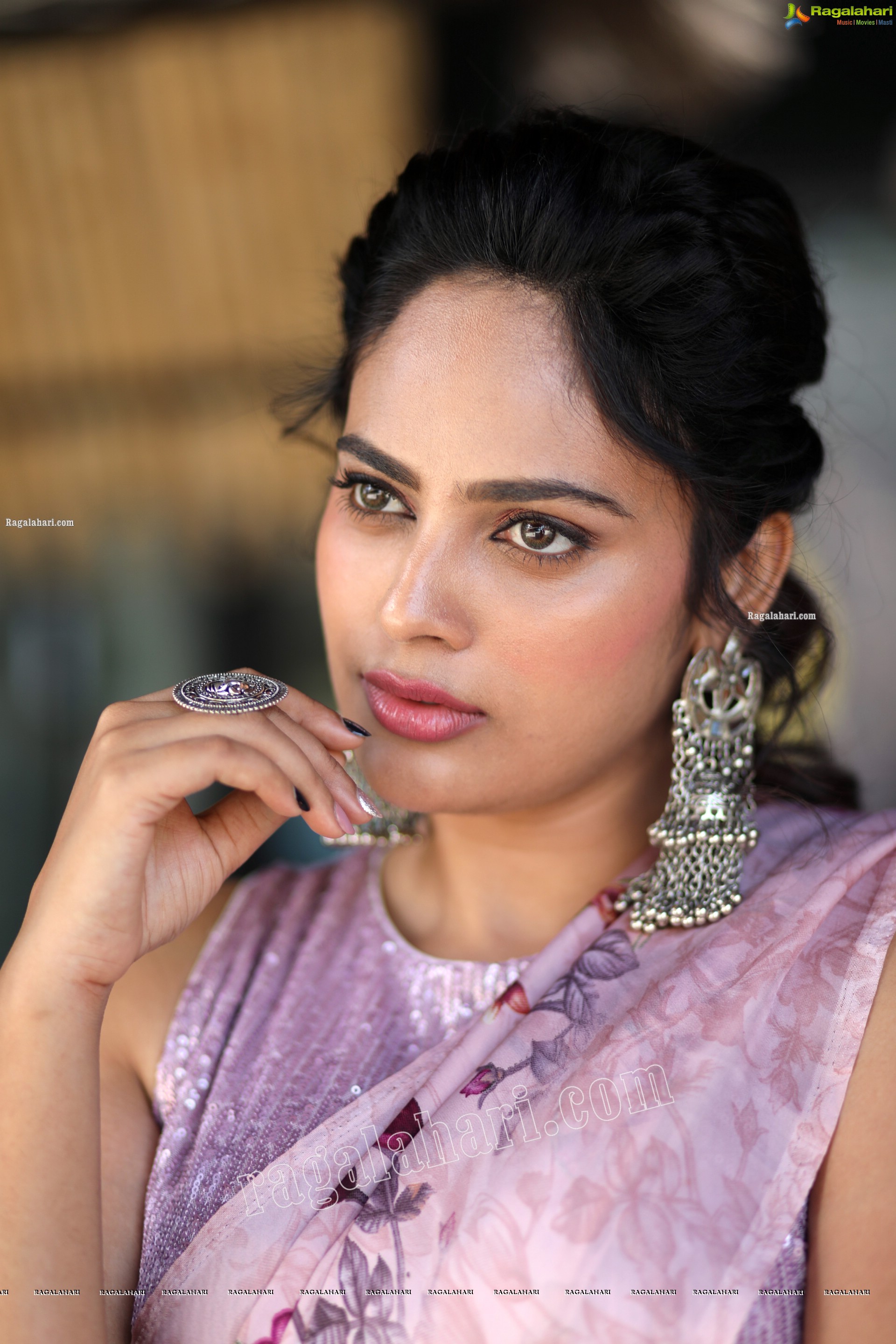 Nandita Swetha at Akshara Movie Interview, HD Photo Gallery