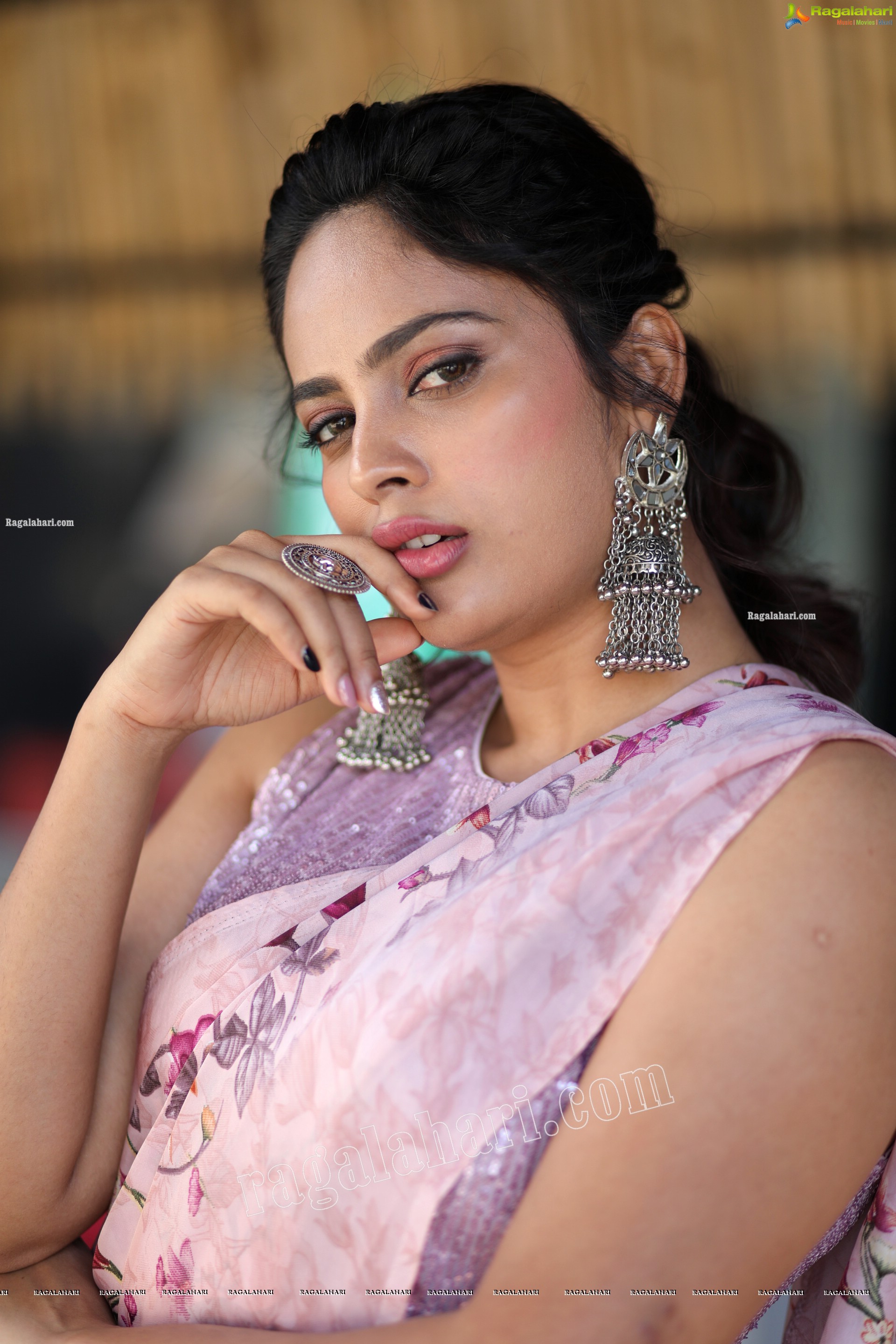 Nandita Swetha at Akshara Movie Interview, HD Photo Gallery