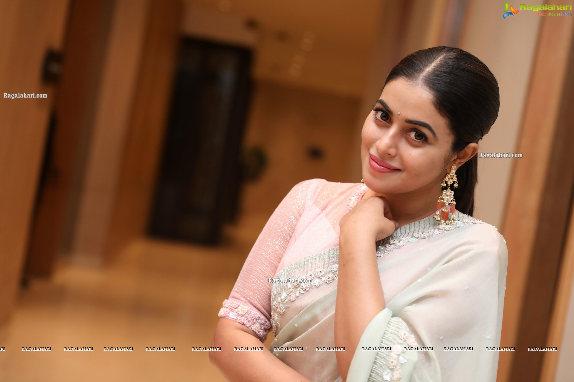 Poorna at Power Play Movie Pre-Release Event, HD Photo Gallery