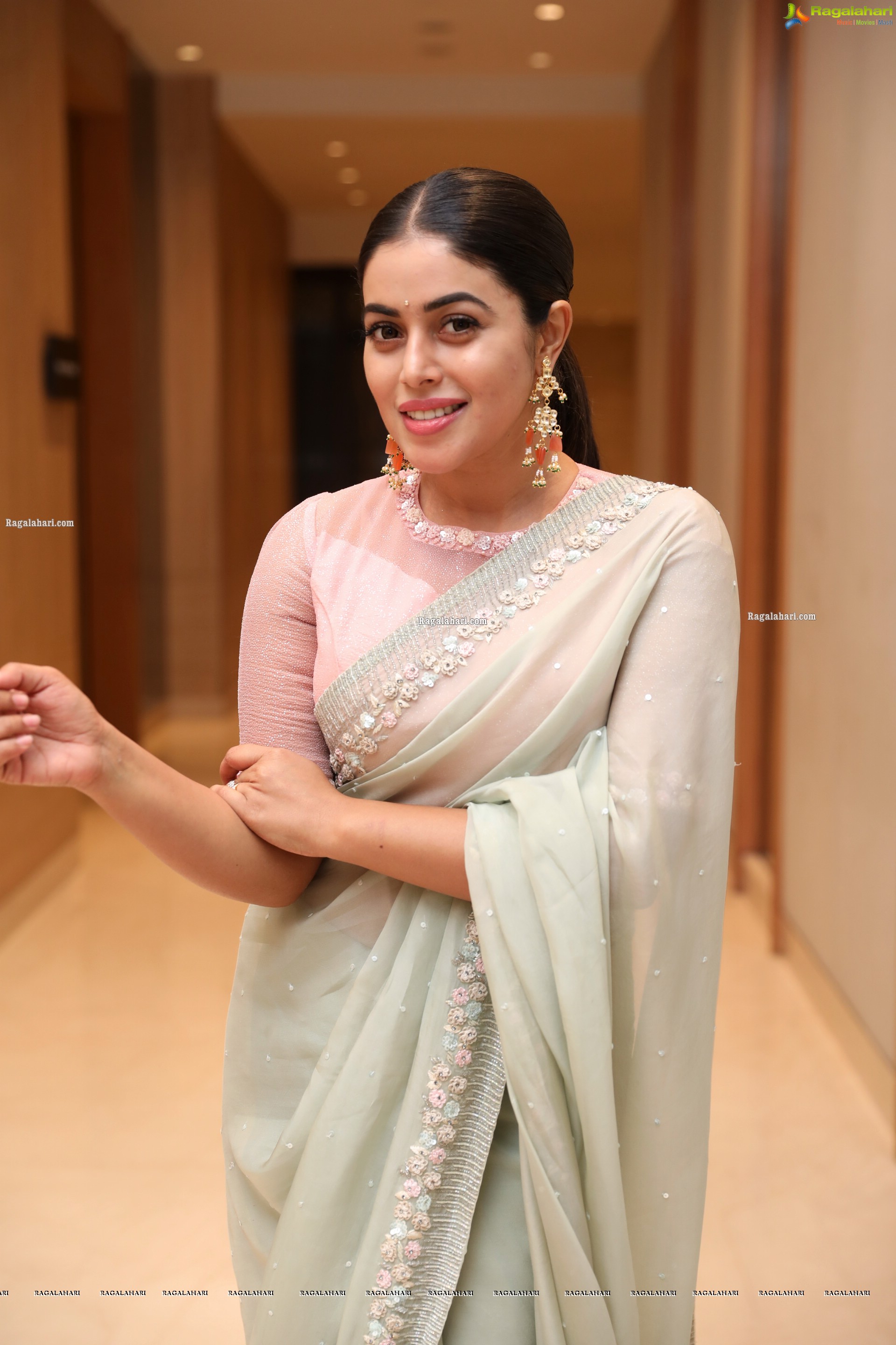 Poorna at Power Play Movie Pre-Release Event, HD Photo Gallery