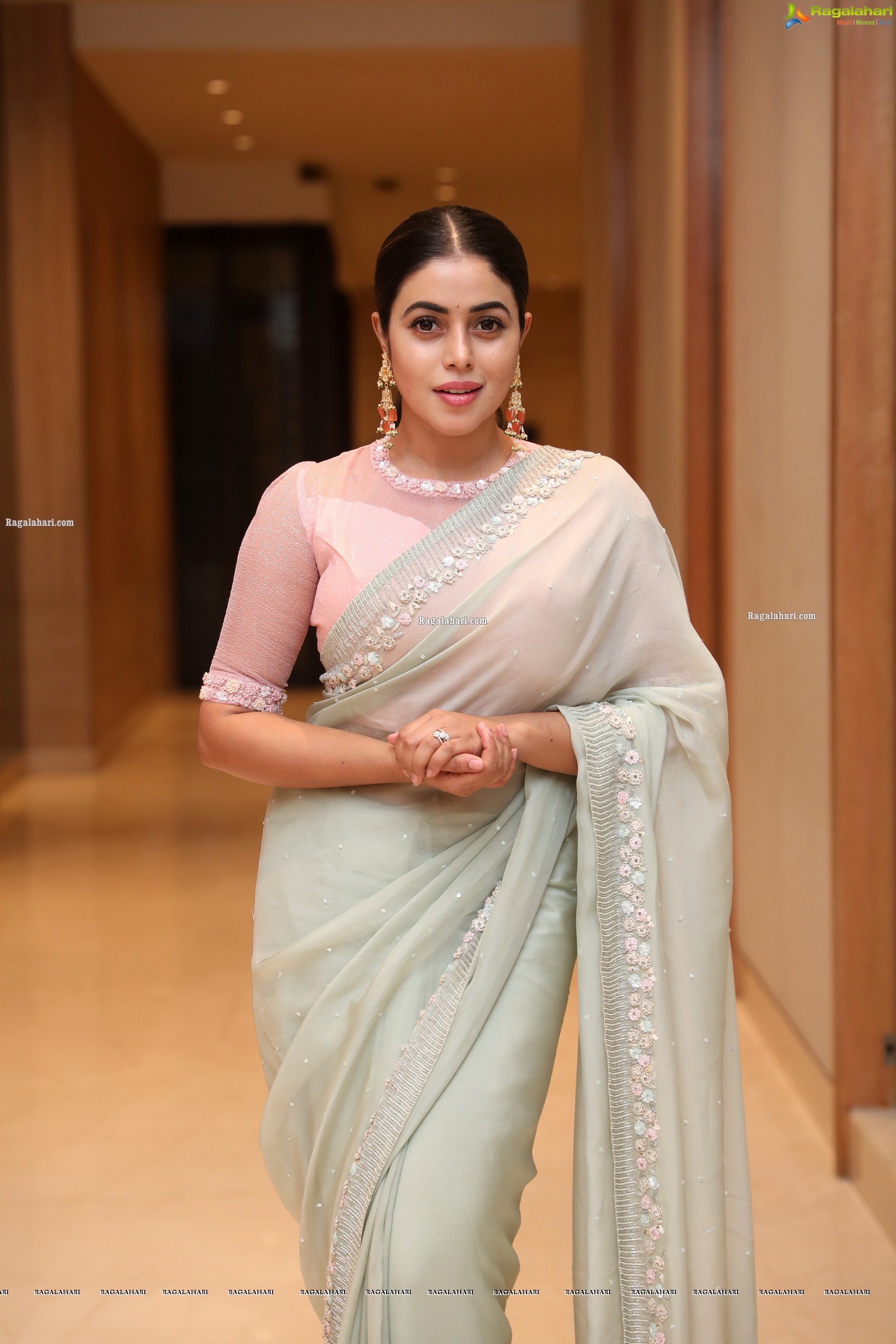 Poorna at Power Play Movie Pre-Release Event, HD Photo Gallery