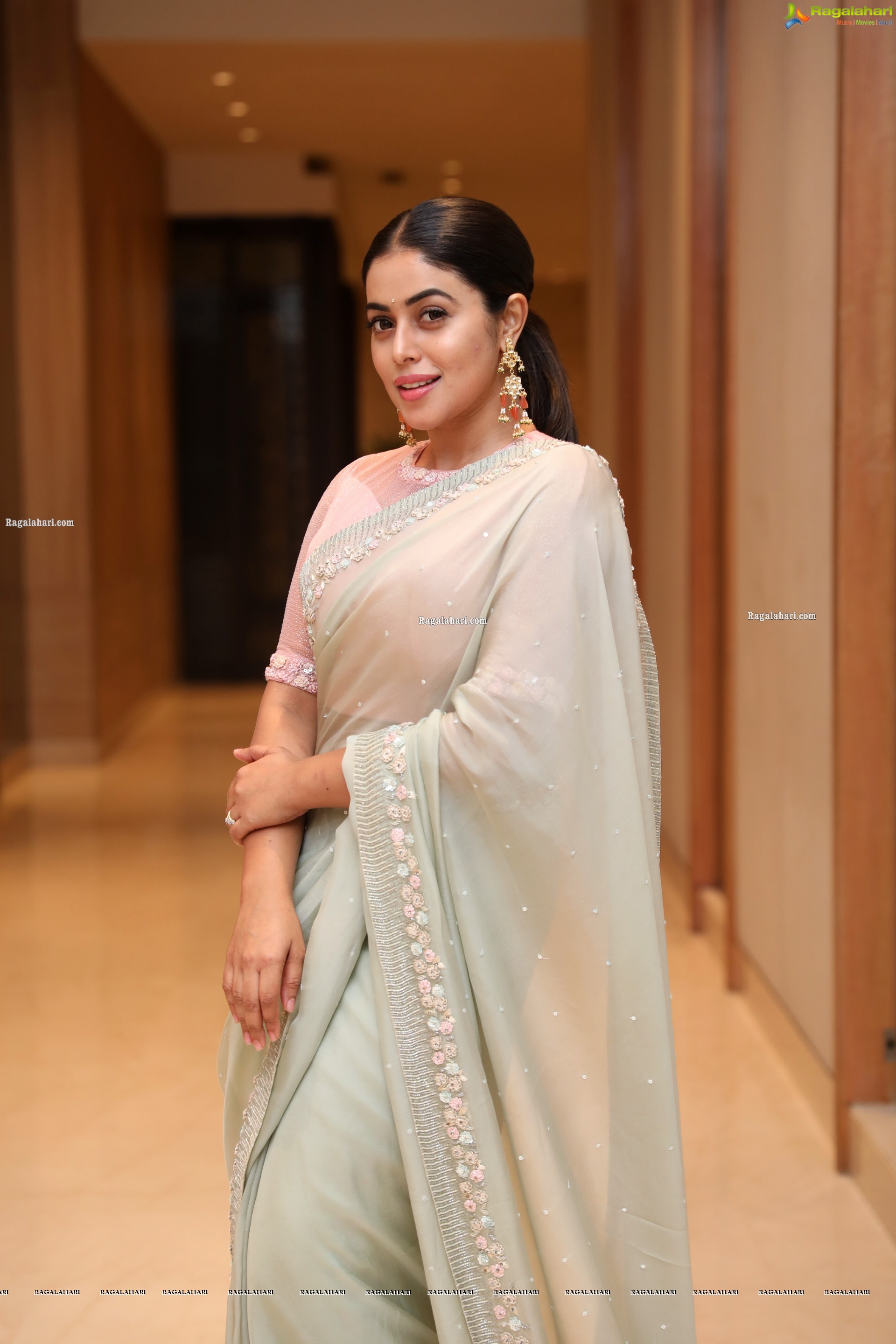 Poorna at Power Play Movie Pre-Release Event, HD Photo Gallery