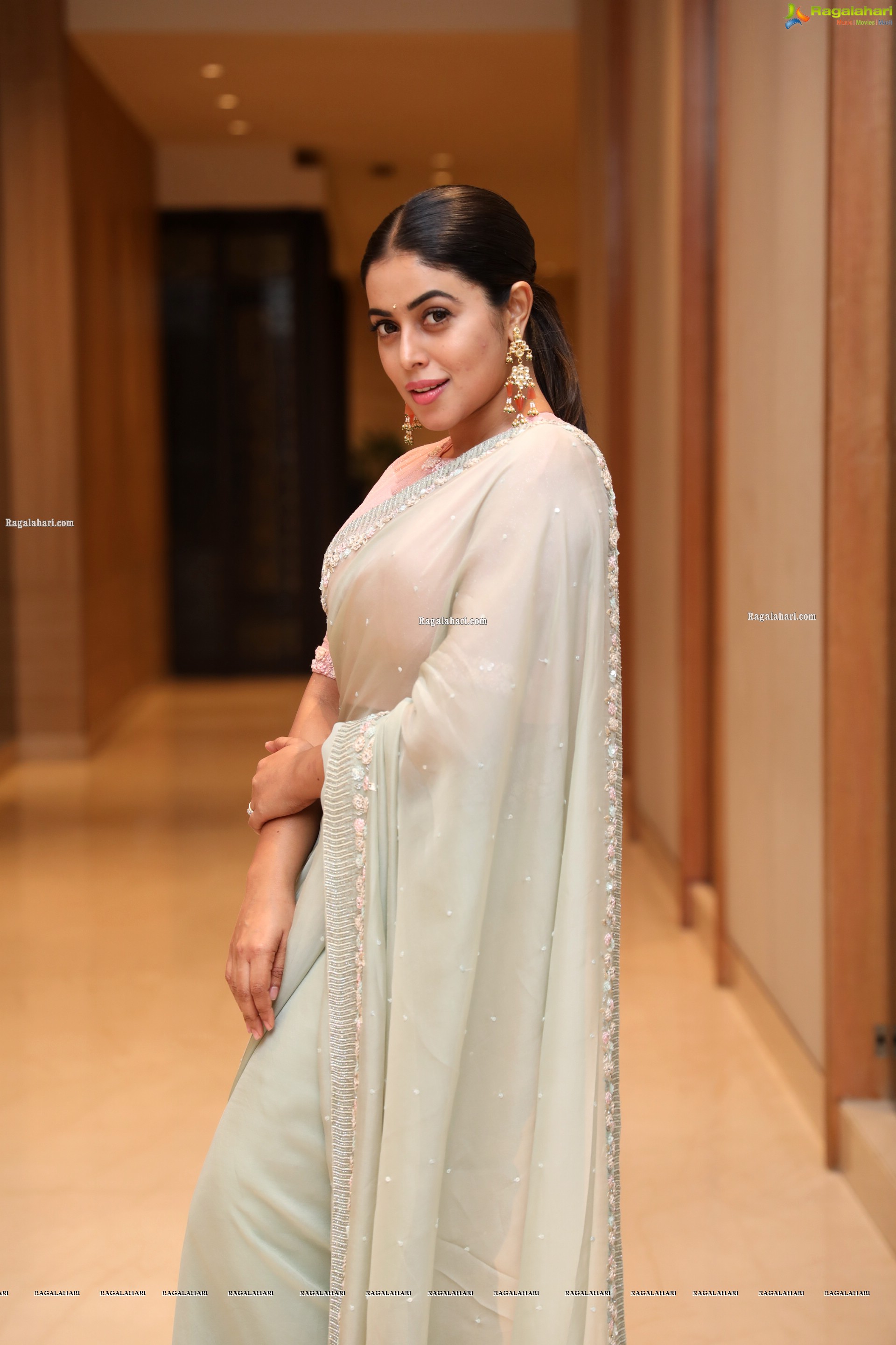 Poorna at Power Play Movie Pre-Release Event, HD Photo Gallery