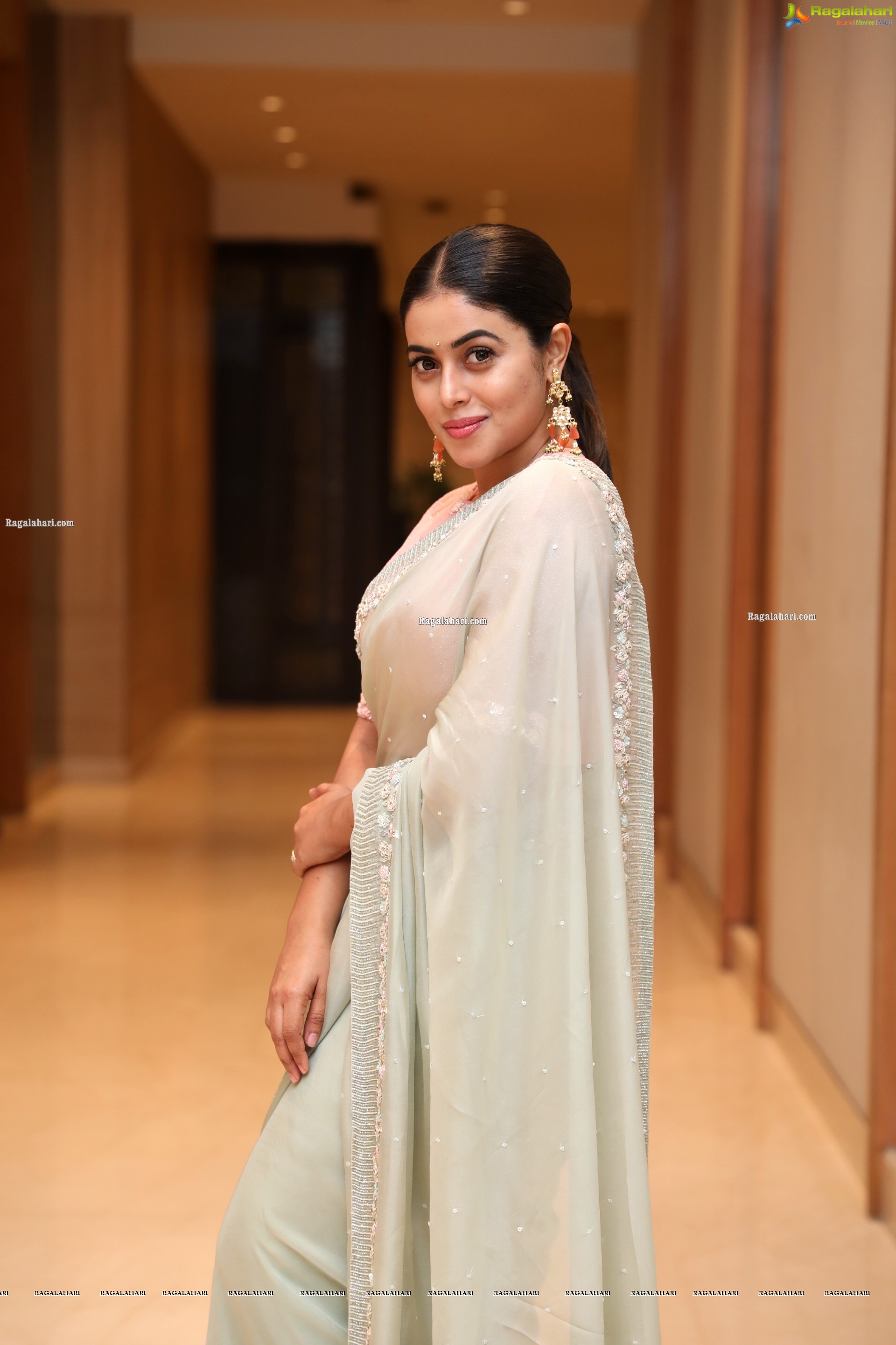 Poorna at Power Play Movie Pre-Release Event, HD Photo Gallery