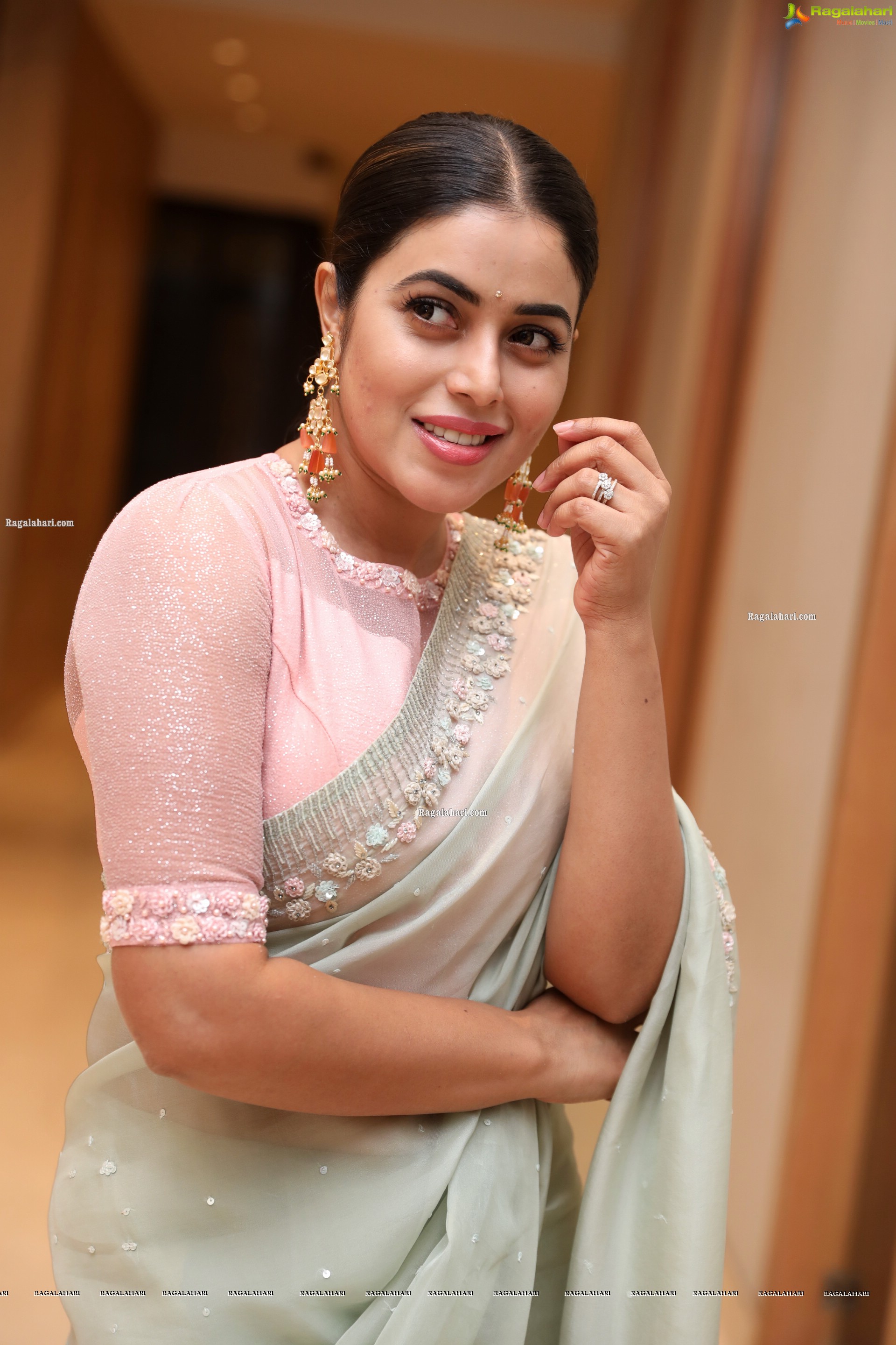 Poorna at Power Play Movie Pre-Release Event, HD Photo Gallery