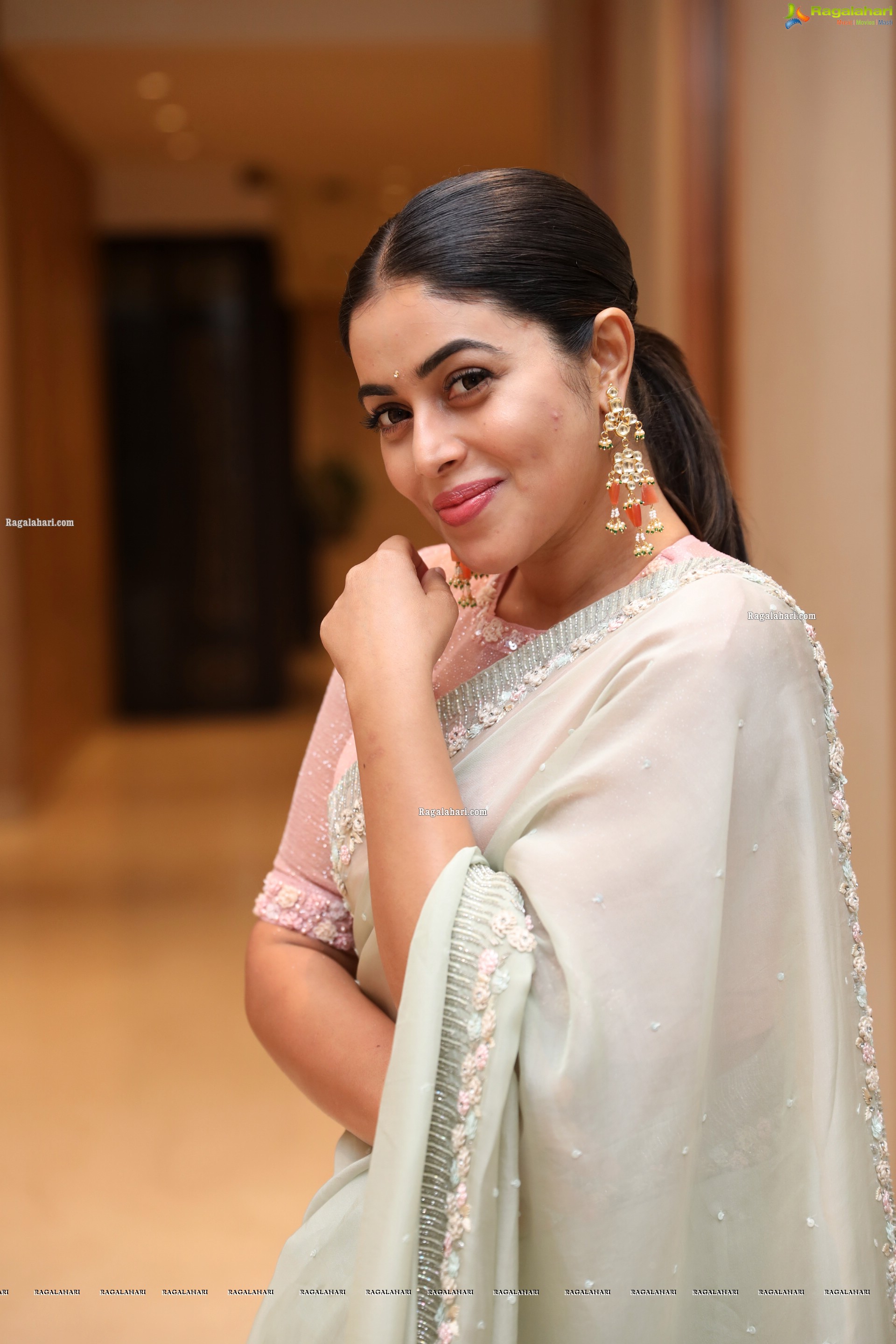 Poorna at Power Play Movie Pre-Release Event, HD Photo Gallery