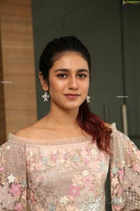 Priya Prakash Varrier at Check Movie Press Meet