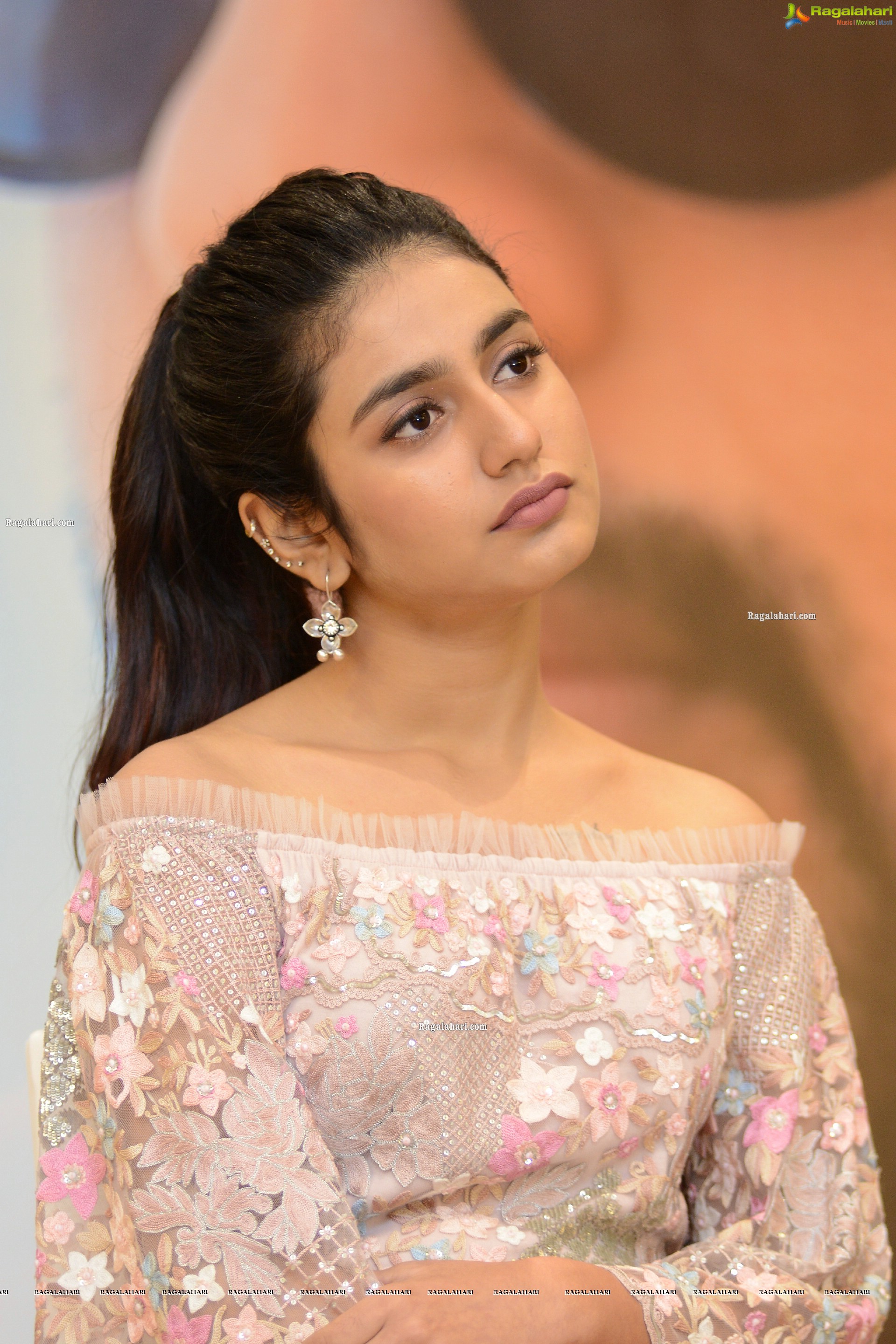 Priya Prakash Varrier at Check Movie Press Meet, HD Photo Gallery