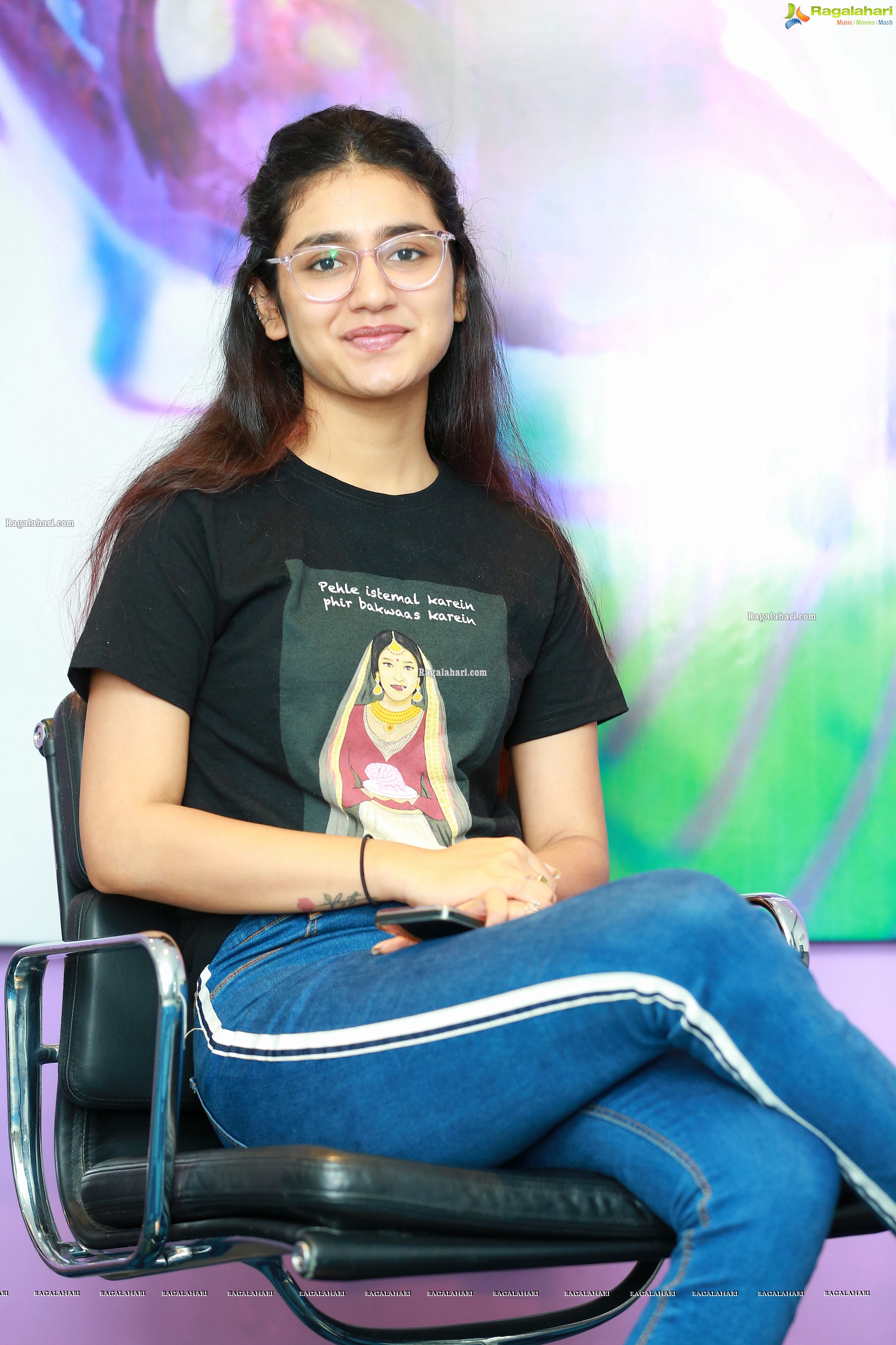 Priya Prakash Varrier at Check Movie Interview, HD Photo Gallery