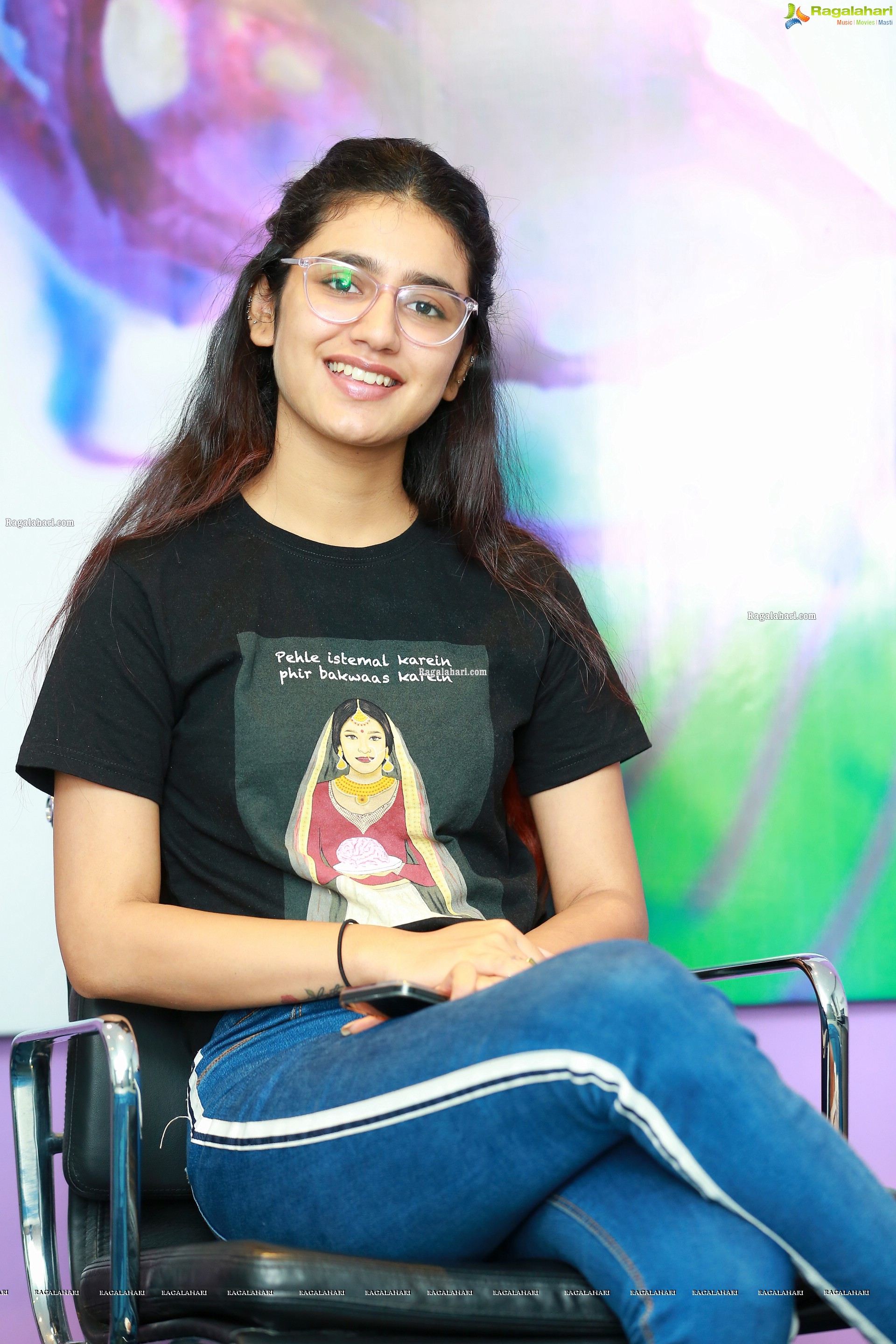 Priya Prakash Varrier at Check Movie Interview, HD Photo Gallery