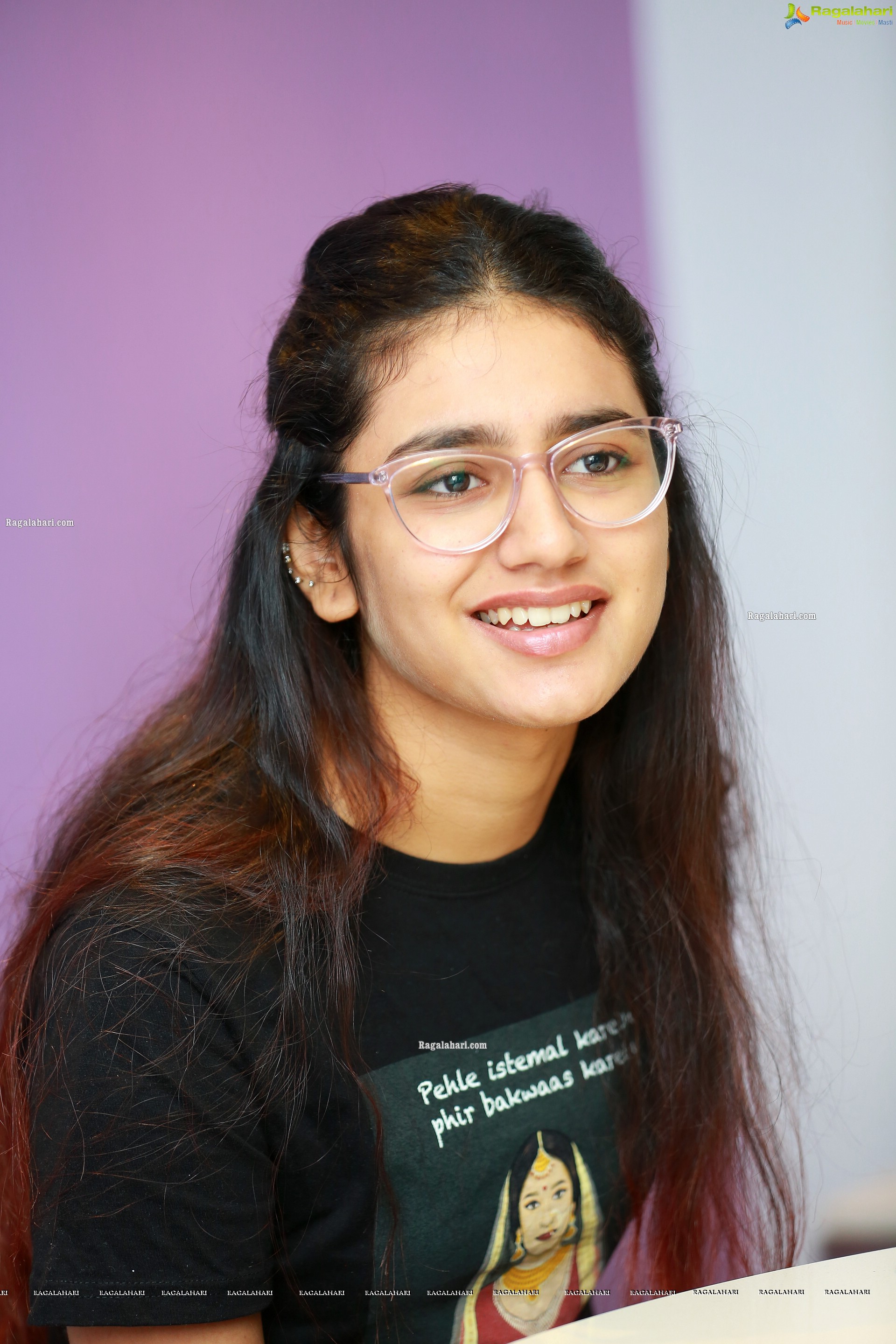 Priya Prakash Varrier at Check Movie Interview, HD Photo Gallery