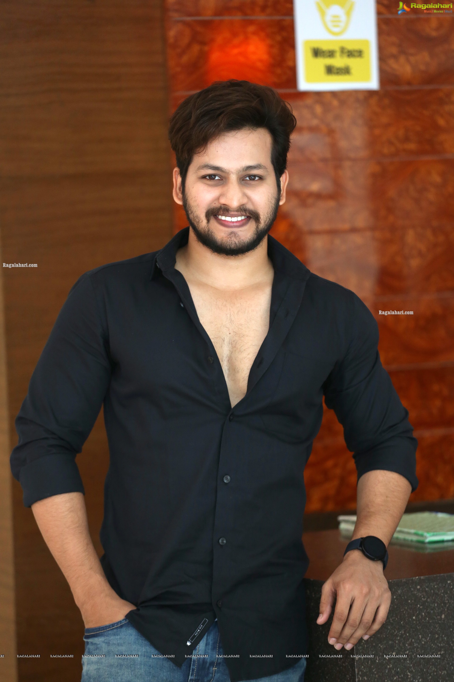 Anurag at Radhakrishna Movie Interview, HD Photo Gallery