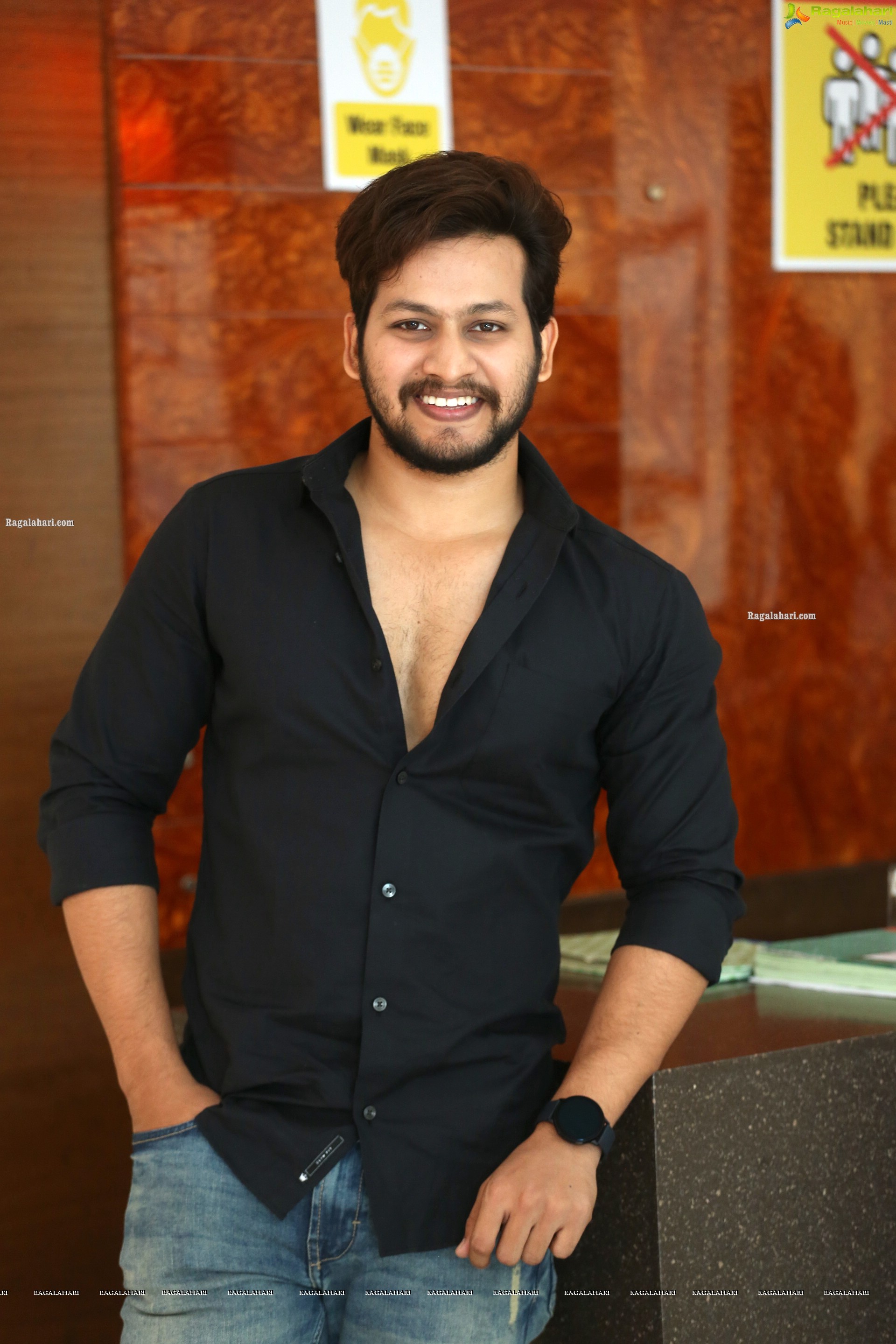 Anurag at Radhakrishna Movie Interview, HD Photo Gallery