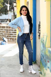 Ramya Rajput in Trendy Denim Jacket