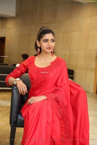 Shalu Chourasiya in Beautiful Red Saree