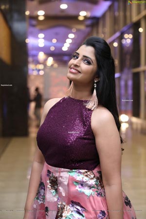 Shyamala at Roberrt Movie Pre-Release Event