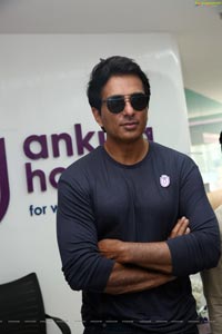 Sonu Sood at Ankura Hospitals LB Nagar Center Opening