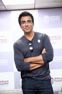 Sonu Sood at Ankura Hospitals LB Nagar Center Opening