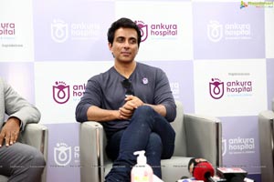 Sonu Sood at Ankura Hospitals LB Nagar Center Opening