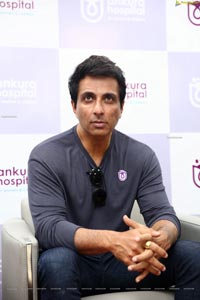 Sonu Sood at Ankura Hospitals LB Nagar Center Opening