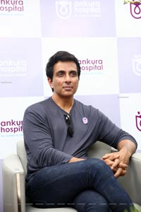 Sonu Sood at Ankura Hospitals LB Nagar Center Opening