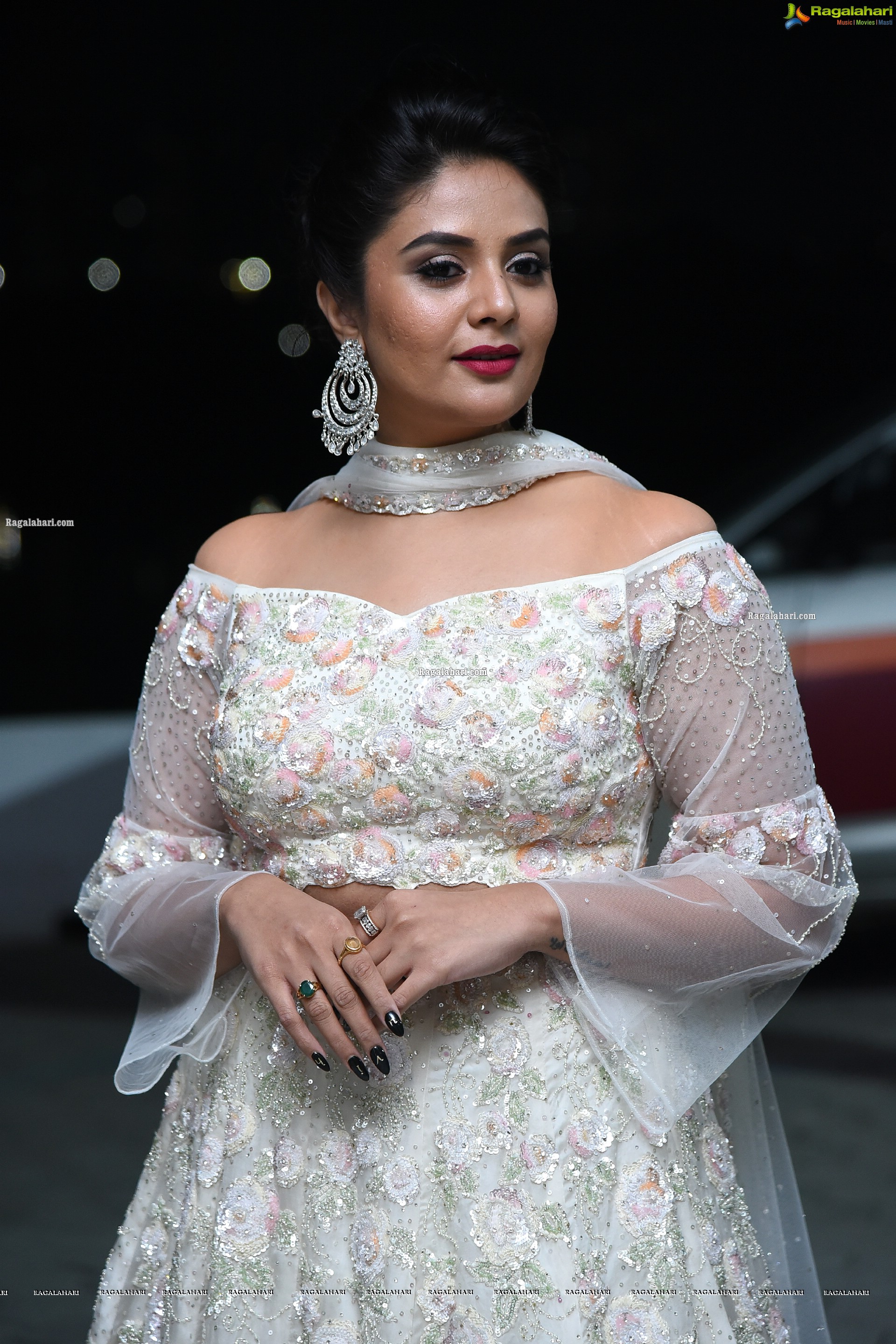 Sreemukhi at Check Movie Pre-Release Event, HD Photo Gallery