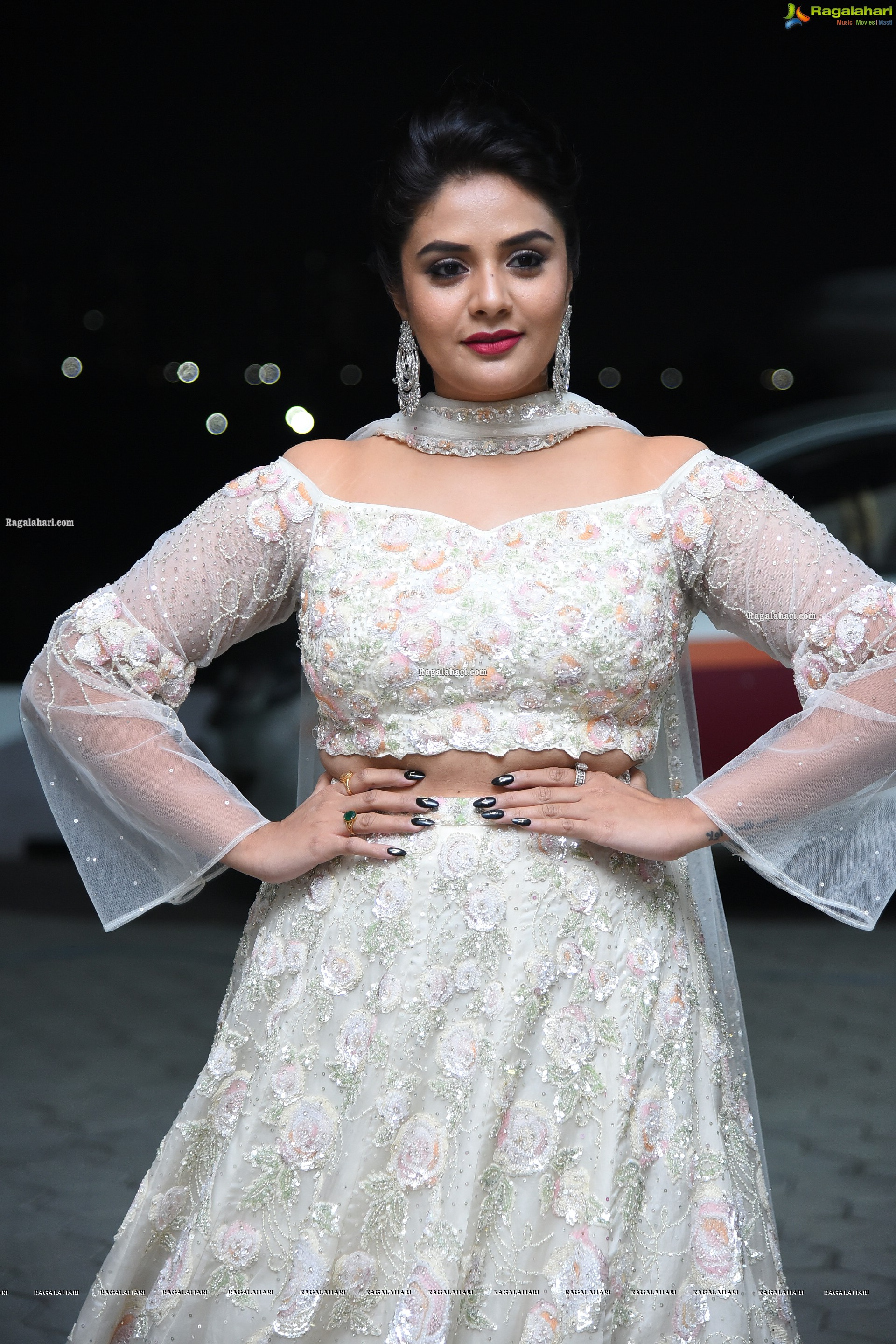 Sreemukhi at Check Movie Pre-Release Event, HD Photo Gallery