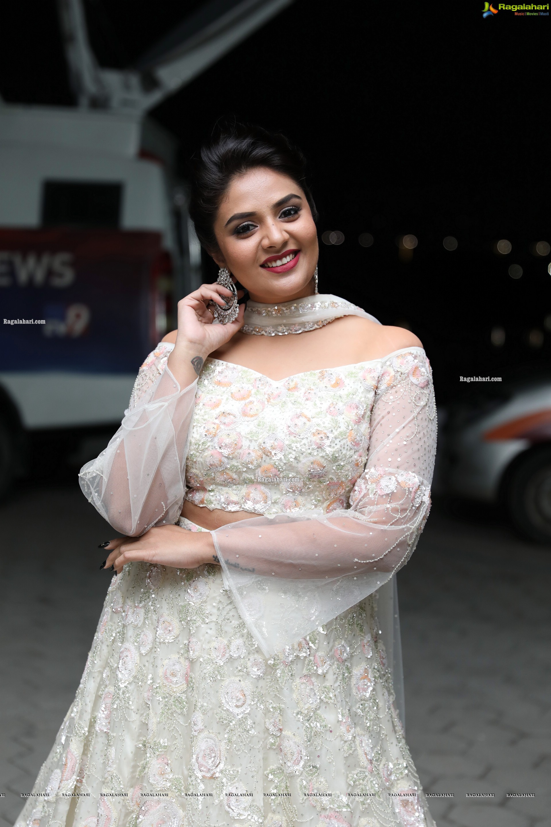 Sreemukhi at Check Movie Pre-Release Event, HD Photo Gallery