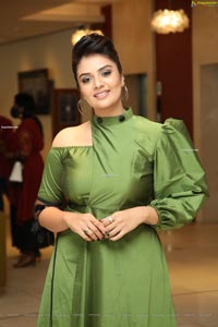 Sreemukhi at Luvih Beauty Products Promotions