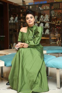 Sreemukhi at Luvih Beauty Products Promotions