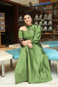 Sreemukhi at Luvih Beauty Products Promotions