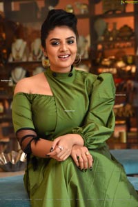 Sreemukhi at Luvih Beauty Products Promotions