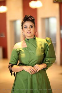 Sreemukhi at Luvih Beauty Products Promotions