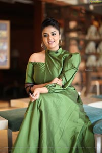 Sreemukhi at Luvih Beauty Products Promotions