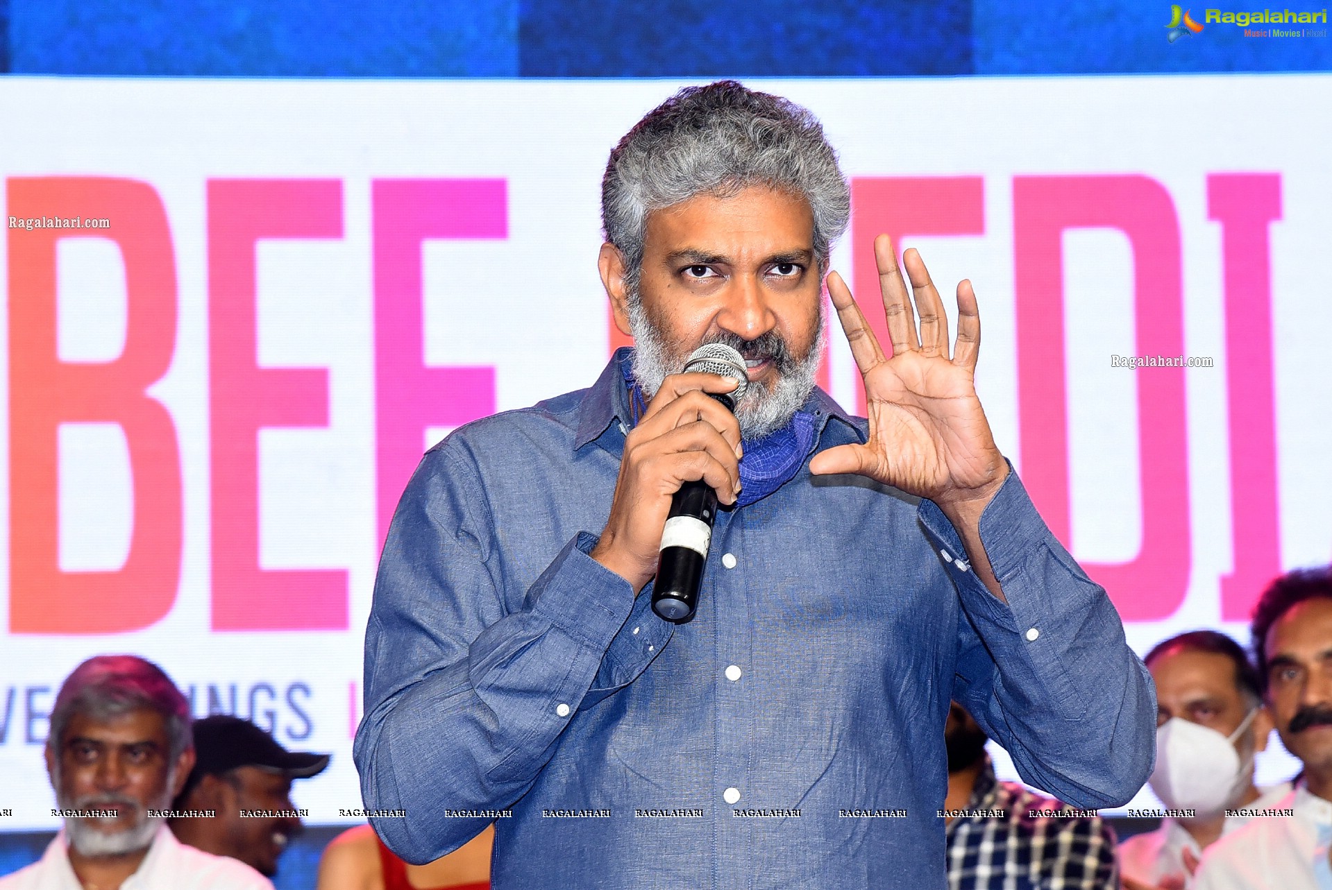 SS Rajamouli at Check Movie Pre-Release Event, HD Photo Gallery