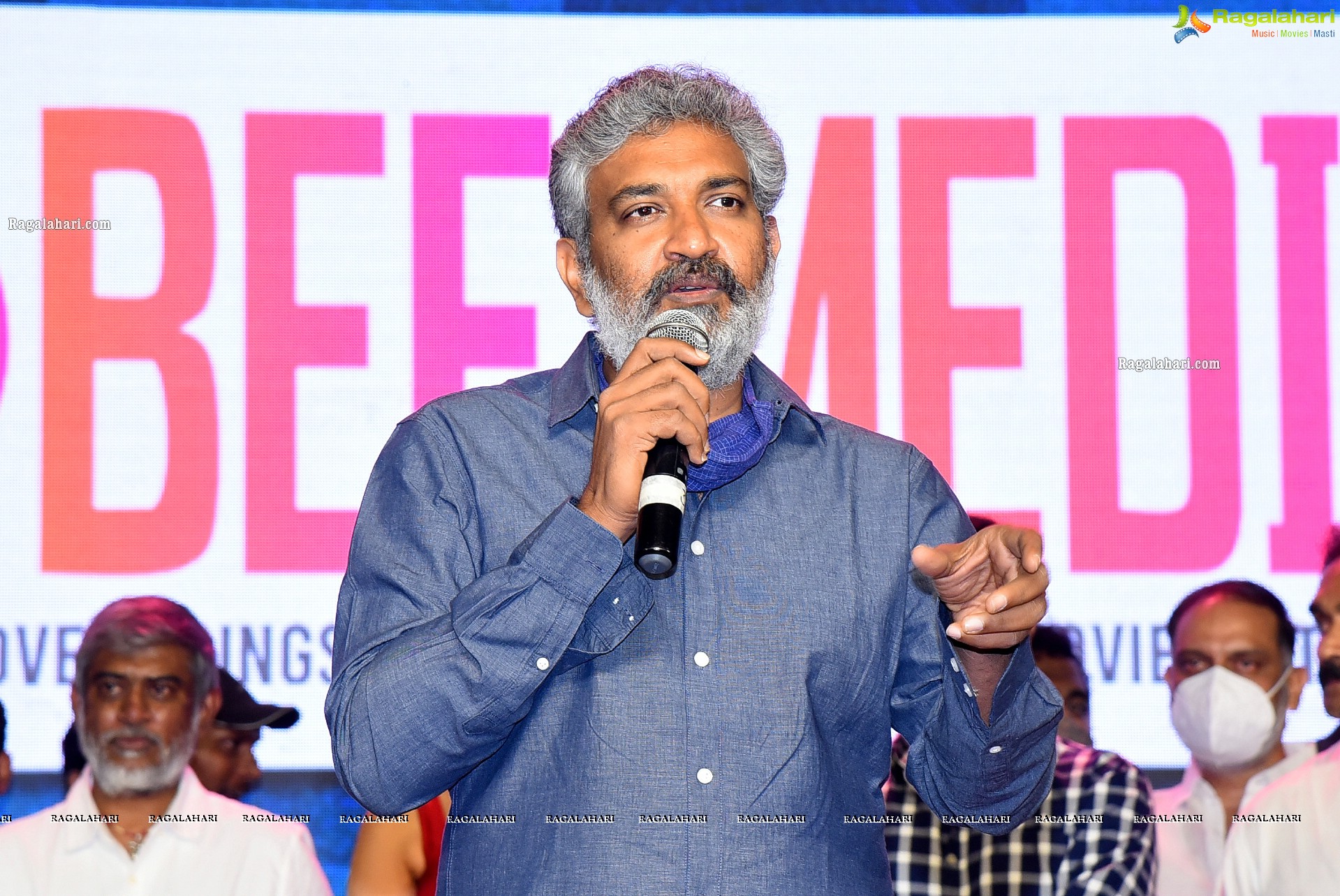 SS Rajamouli at Check Movie Pre-Release Event, HD Photo Gallery