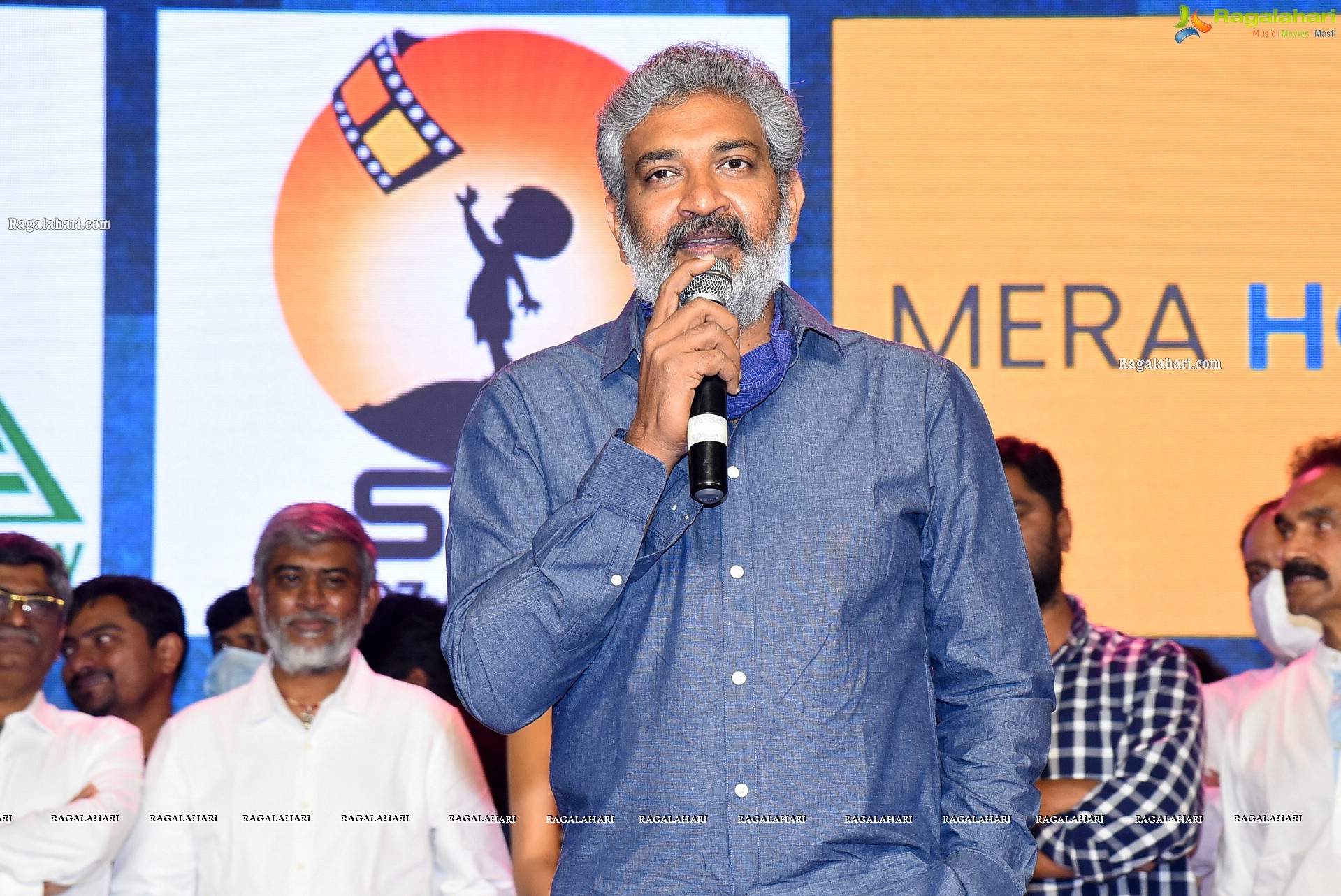 SS Rajamouli at Check Movie Pre-Release Event, HD Photo Gallery