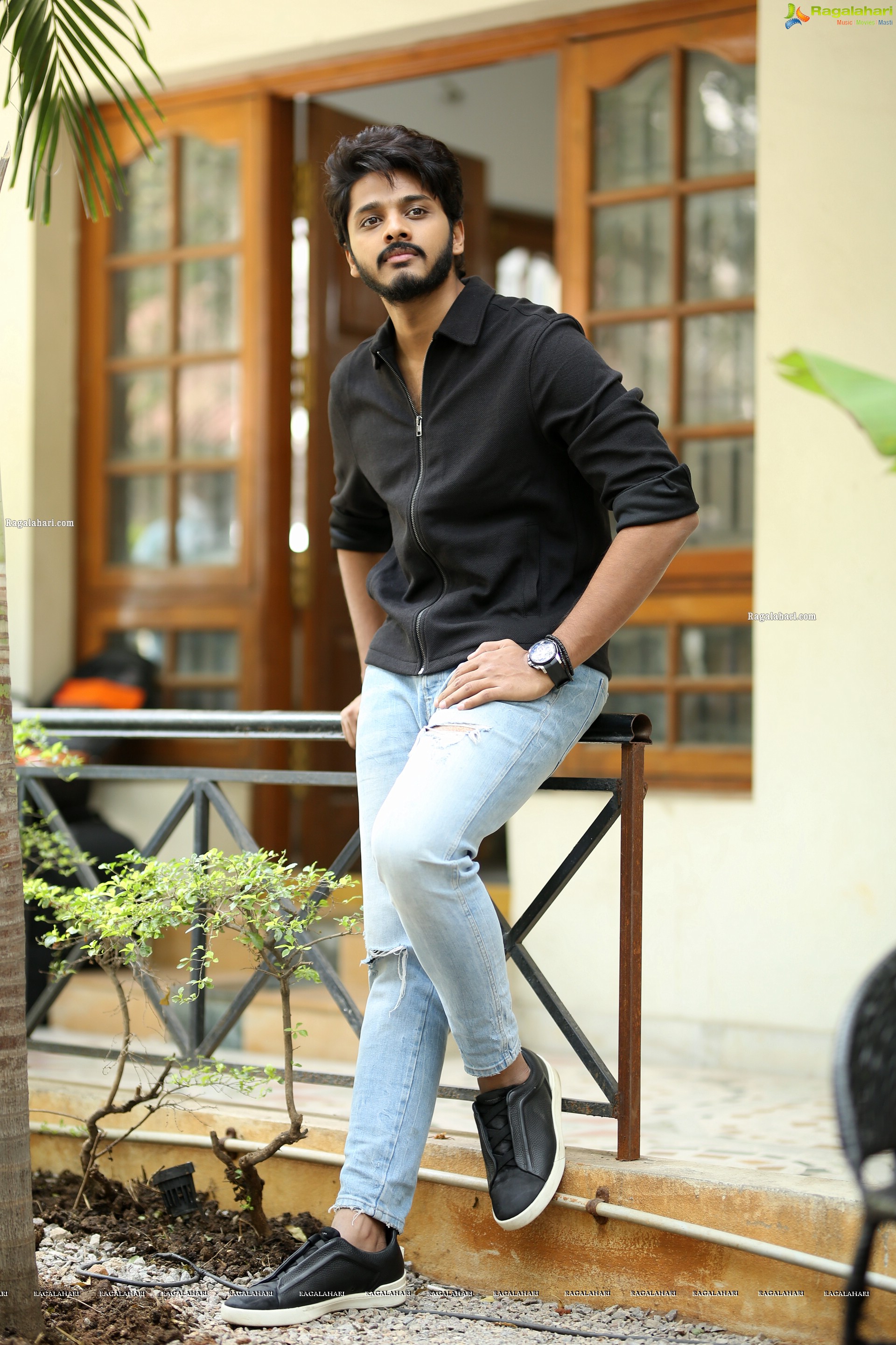 Teja Sajja at Zombie Reddy Movie Interview, HD Gallery