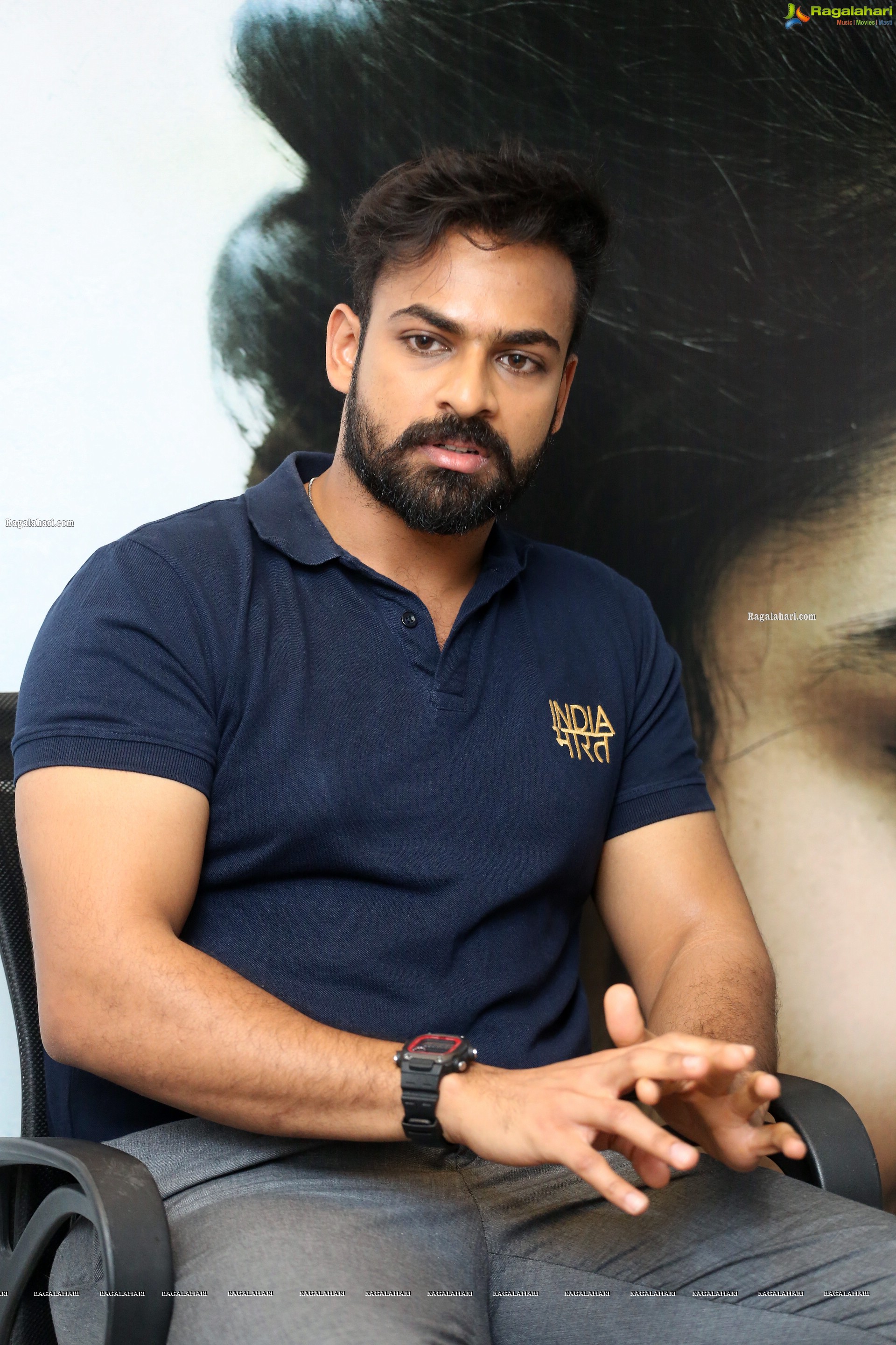 Vaisshnav Tej at Uppena Movie Interview, HD Photo Gallery